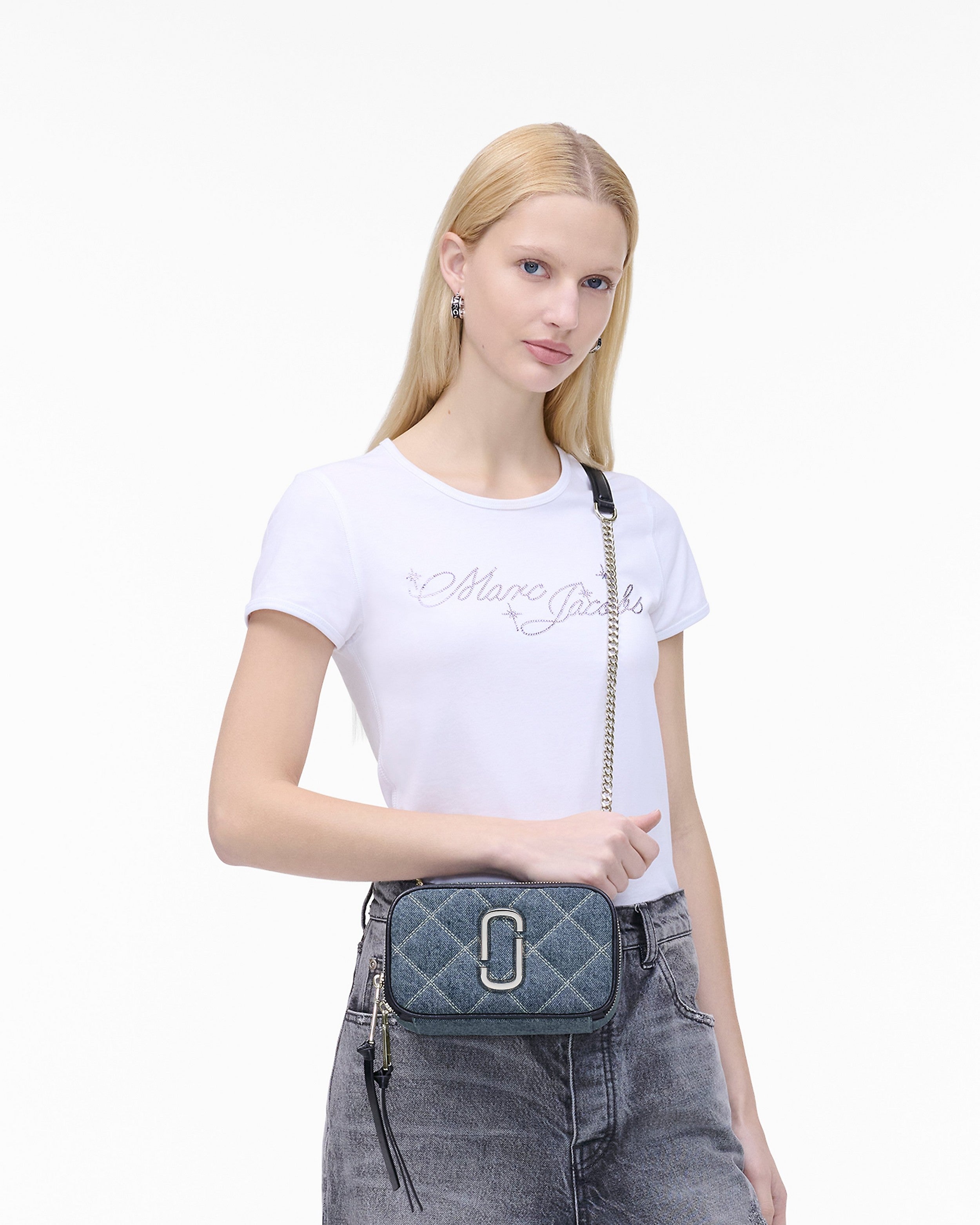 Marc Jacobs The Quilted Denim Softshot