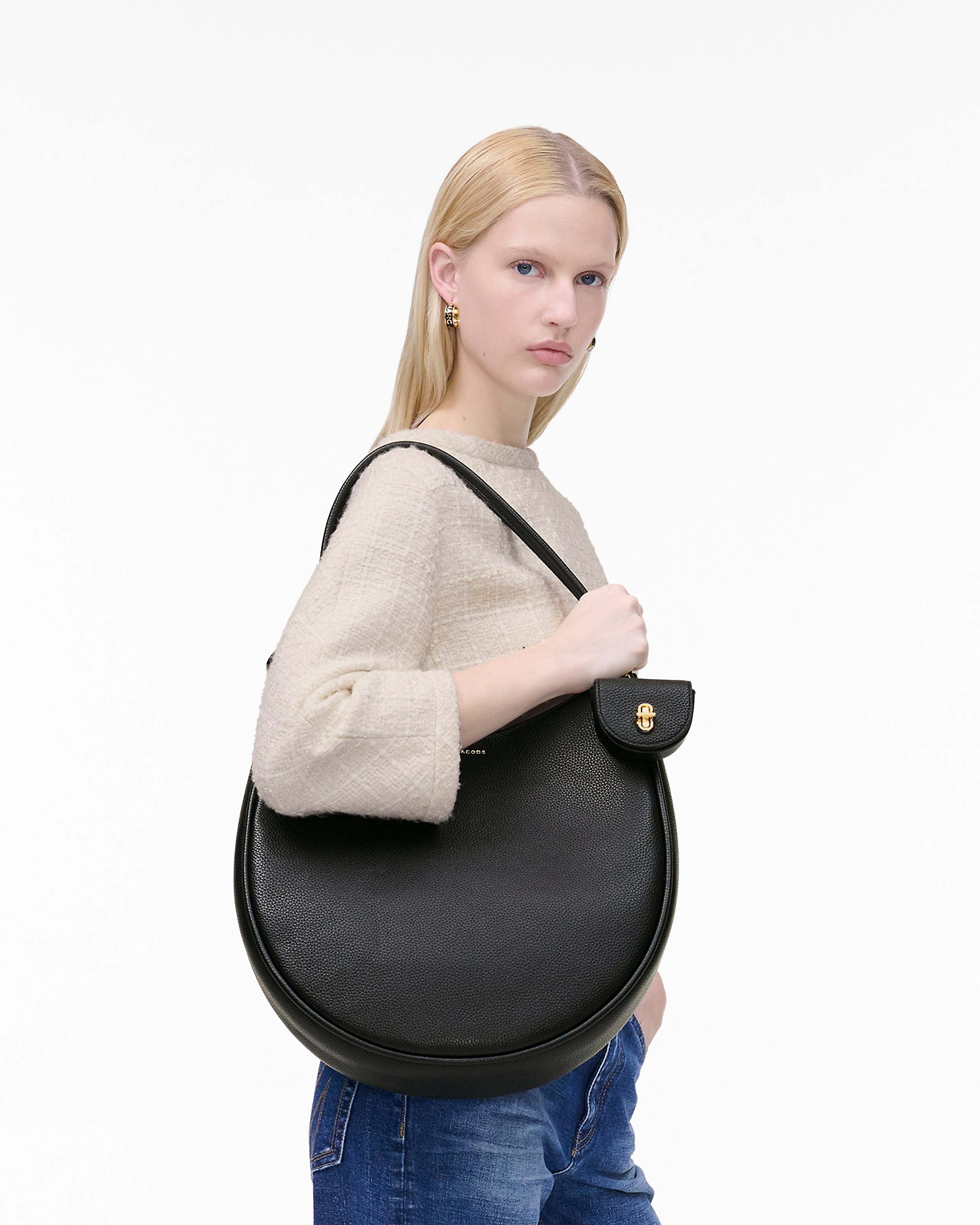 Marc jacobs The Large Dual Hobo Bag-Black