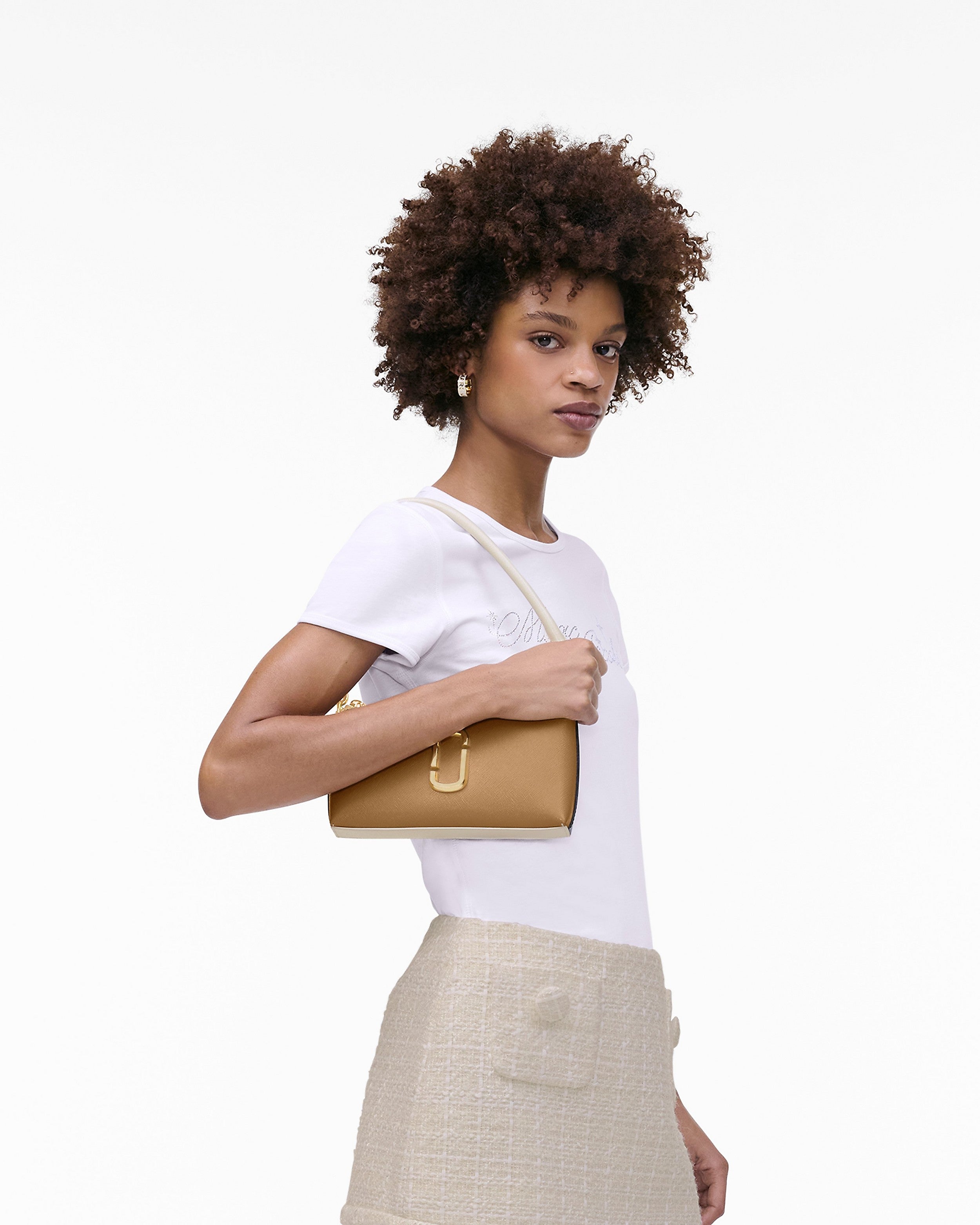 Marc Jacobs The Snapshot Convertible Shoulder Bag - Camel Multi