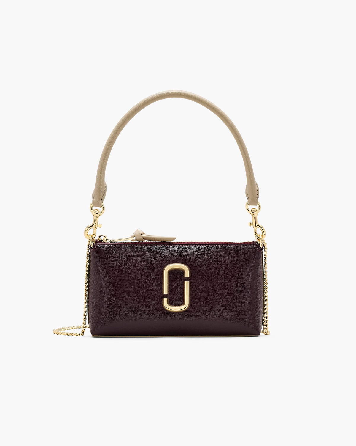 Marc Jacobs The Snapshot Convertible Shoulder Bag - Dark Plum Multi - HEMEN TESLİMDE