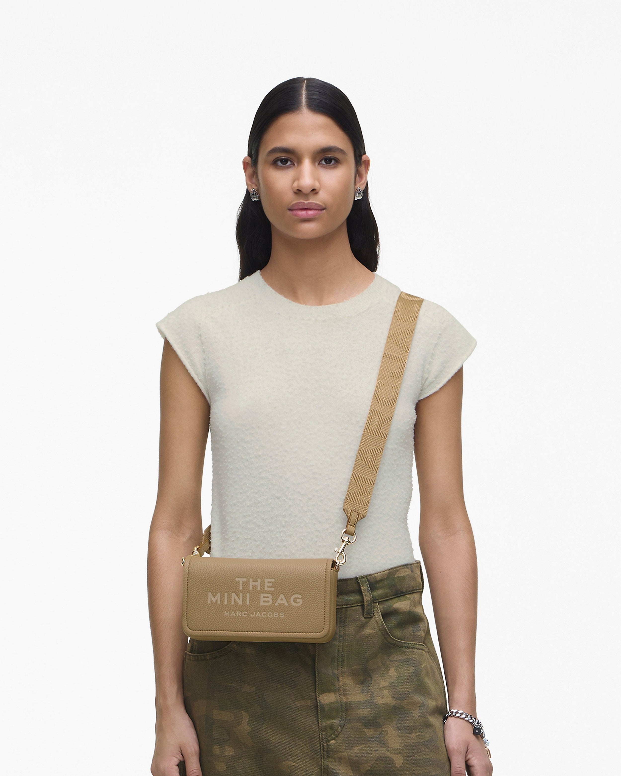Marc Jacobs The Leather Mini Bag - Camel