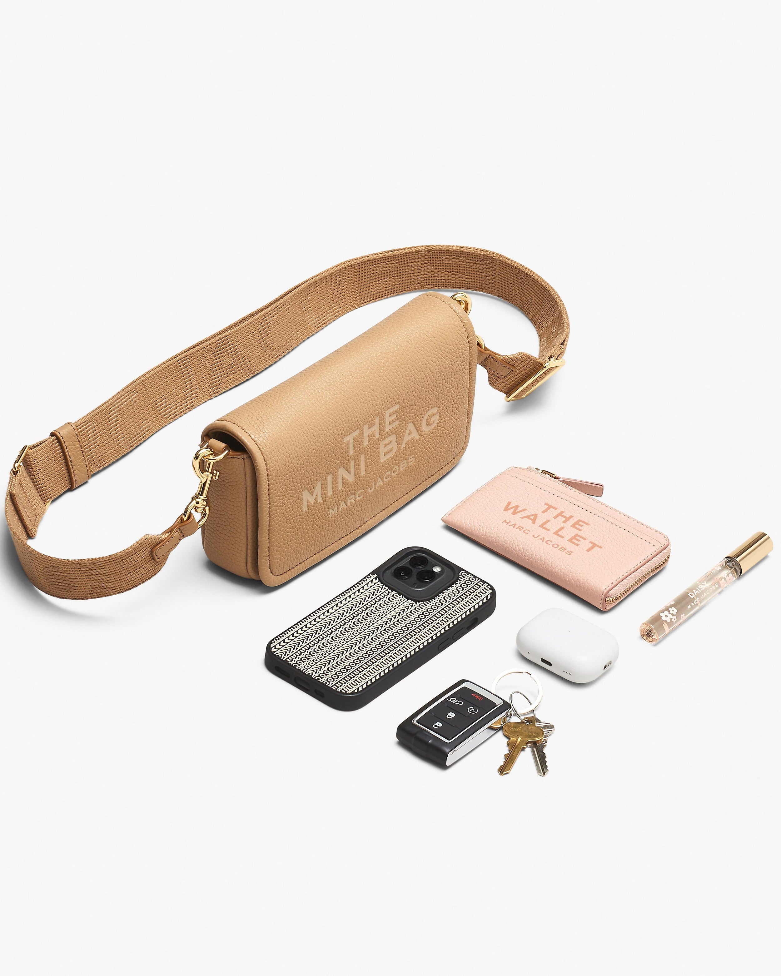 Marc Jacobs The Leather Mini Bag - Camel – Kanadadan Kapına