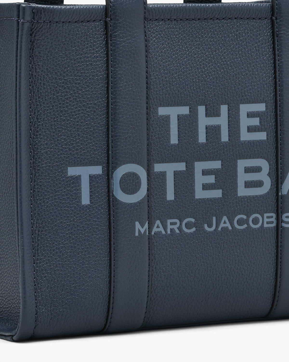 Marc Jacobs The Leather Medium Tote Bag - Blue Sea - HEMEN TESLİMDE