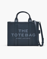 Marc Jacobs The Leather Medium Tote Bag - Blue Sea - HEMEN TESLİMDE