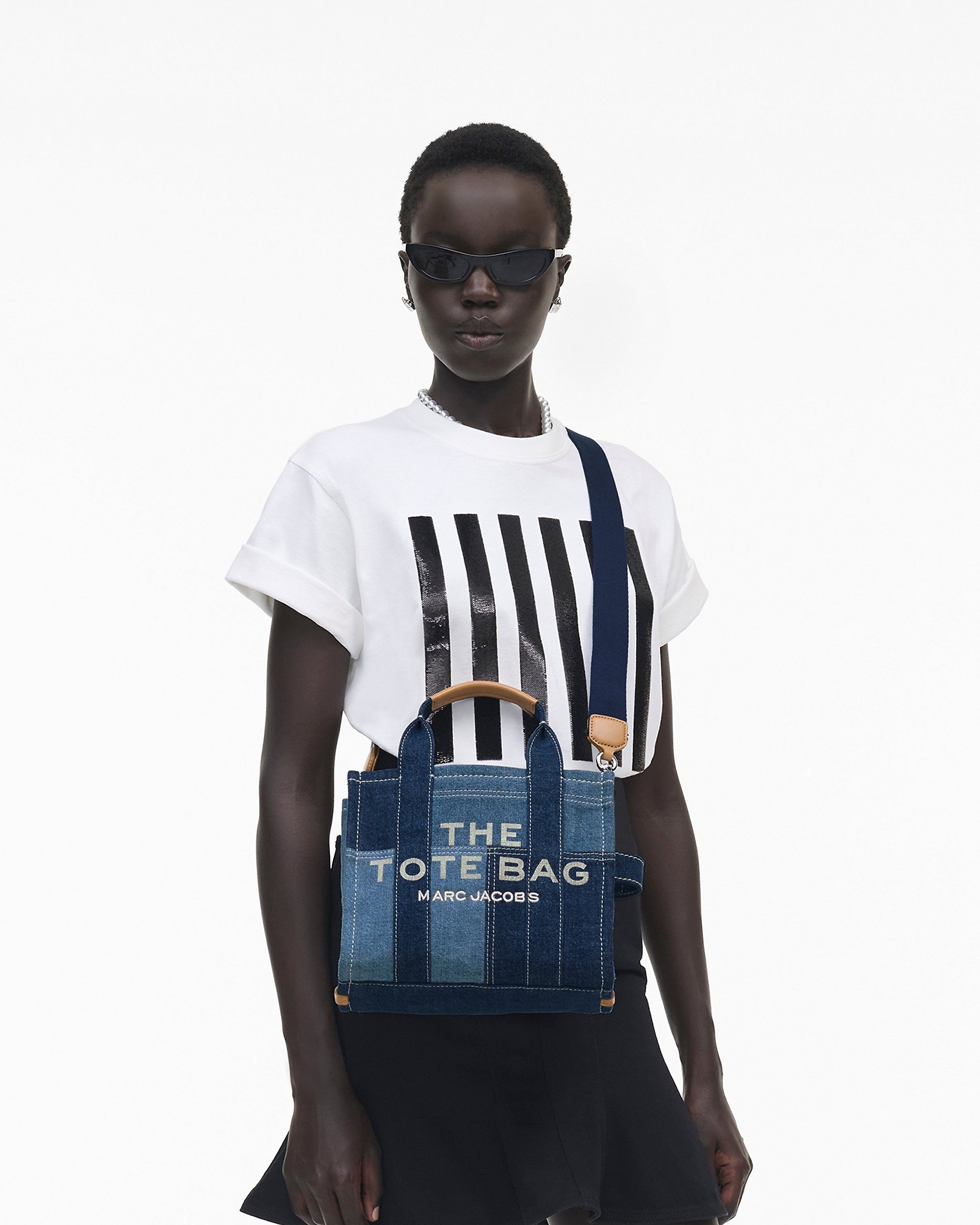 Marc Jacobs The Denim Small Tote Bag - HEMEN TESLİMDE