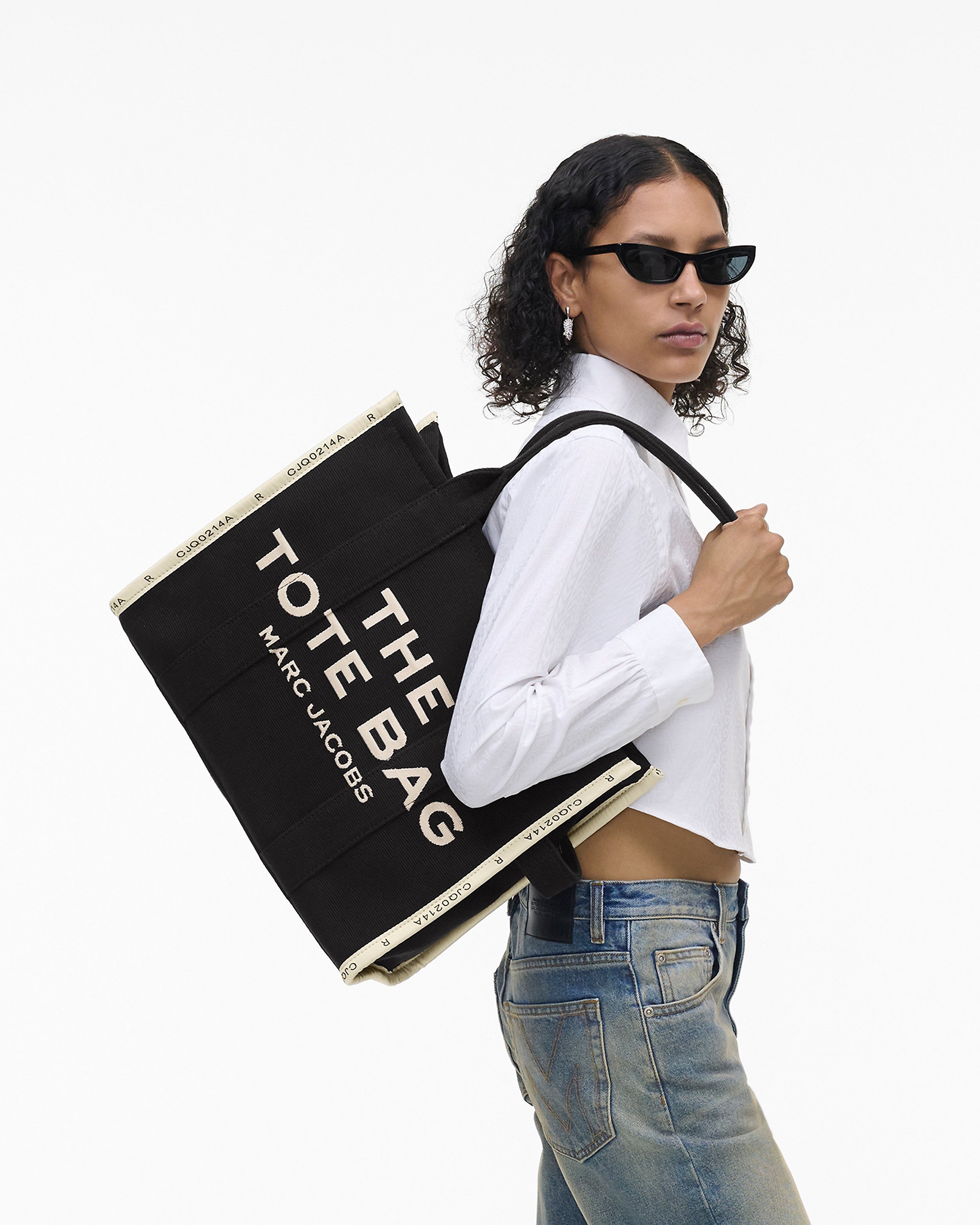 Marc Jacobs The Jacquard Large Tote Bag - Black