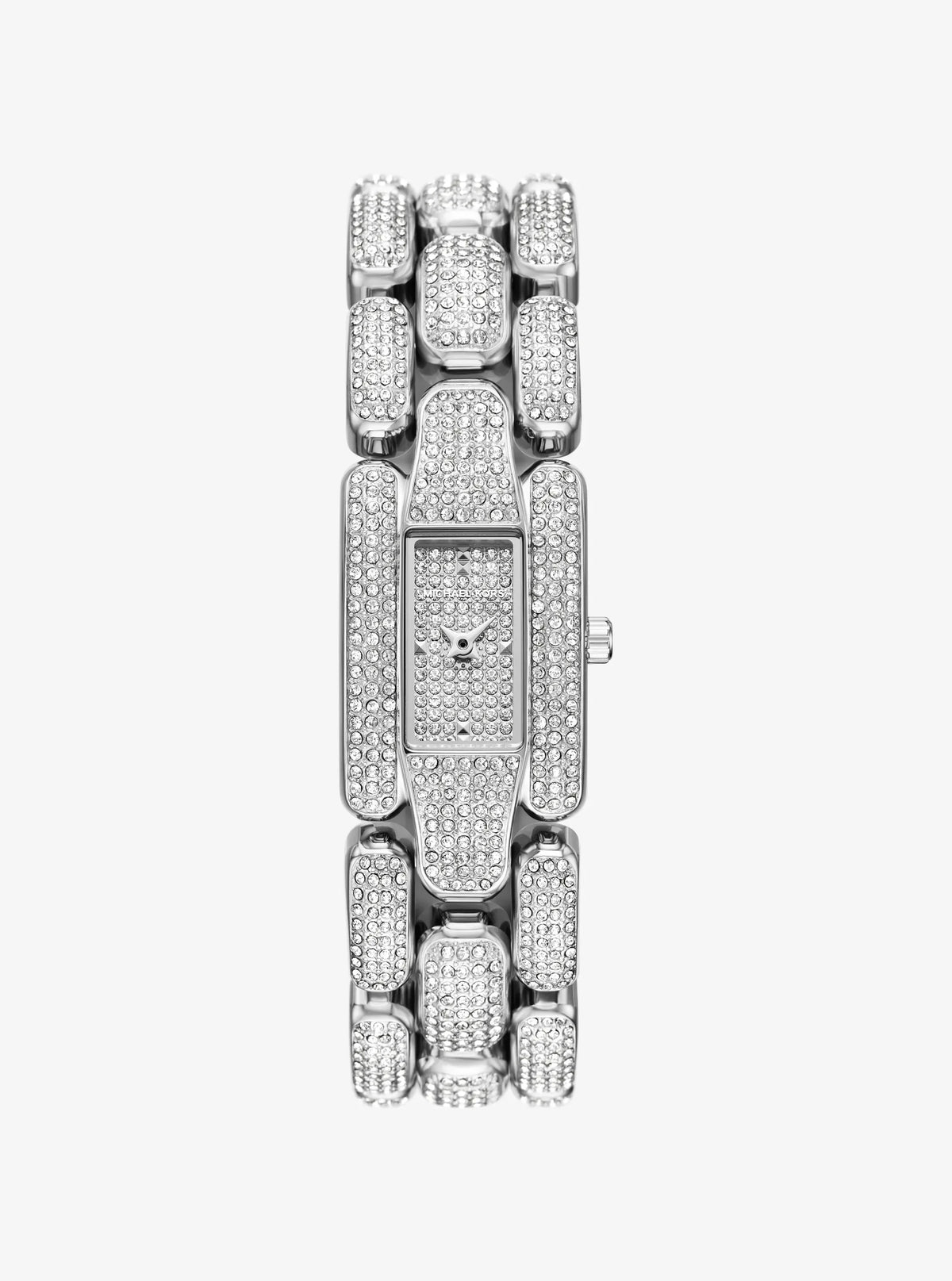 Michael Kors Mini Hally Pavé Silver-Tone Watch-MK4922