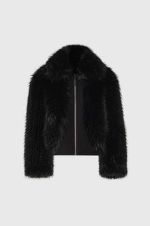 Mackage NANNY Faux-fur jacket-Black