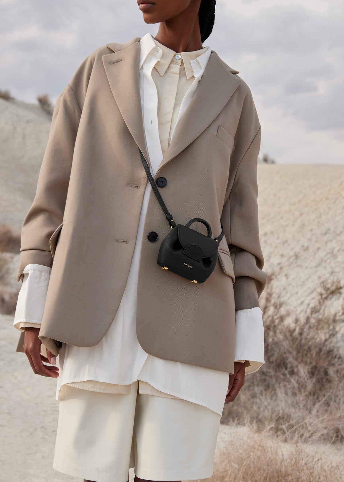 Polène Numéro Un Micro Edition Textured Black