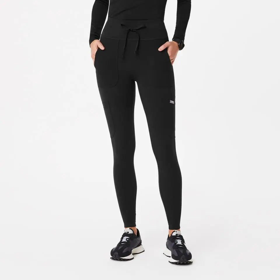 FIGS High Waisted Seville ScrubLegging™-Black