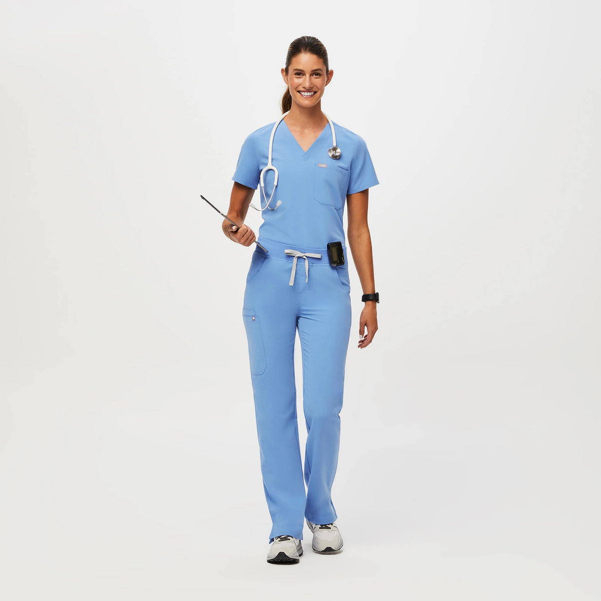 FIGS Kade Cargo Scrub Pants™ -Ceil Blue