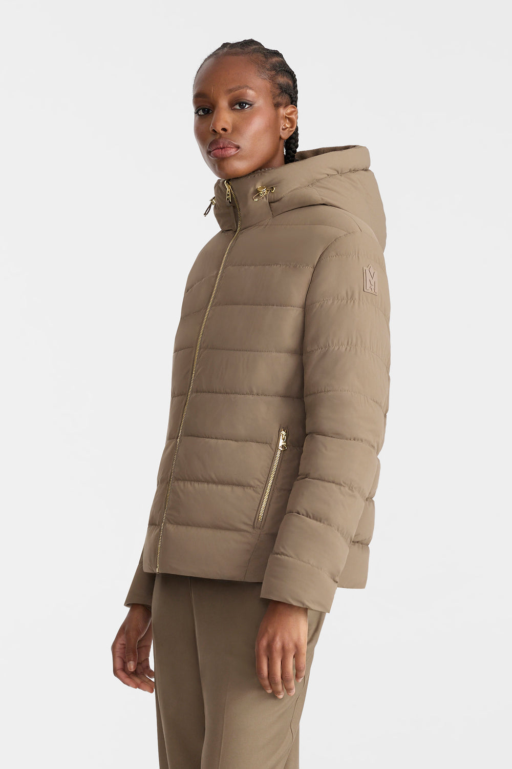 Mackage SINGA Reversible recycled nylon jacket-Truffle Brown