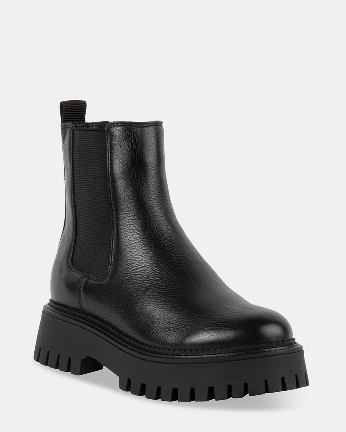Steve Madden Amie Black Leather