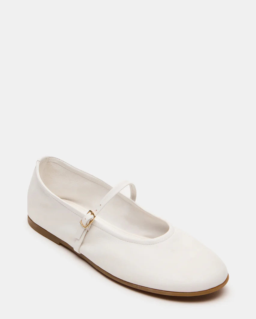 Steve Madden Besette Natural Leather  -  NATURAL LEATHER