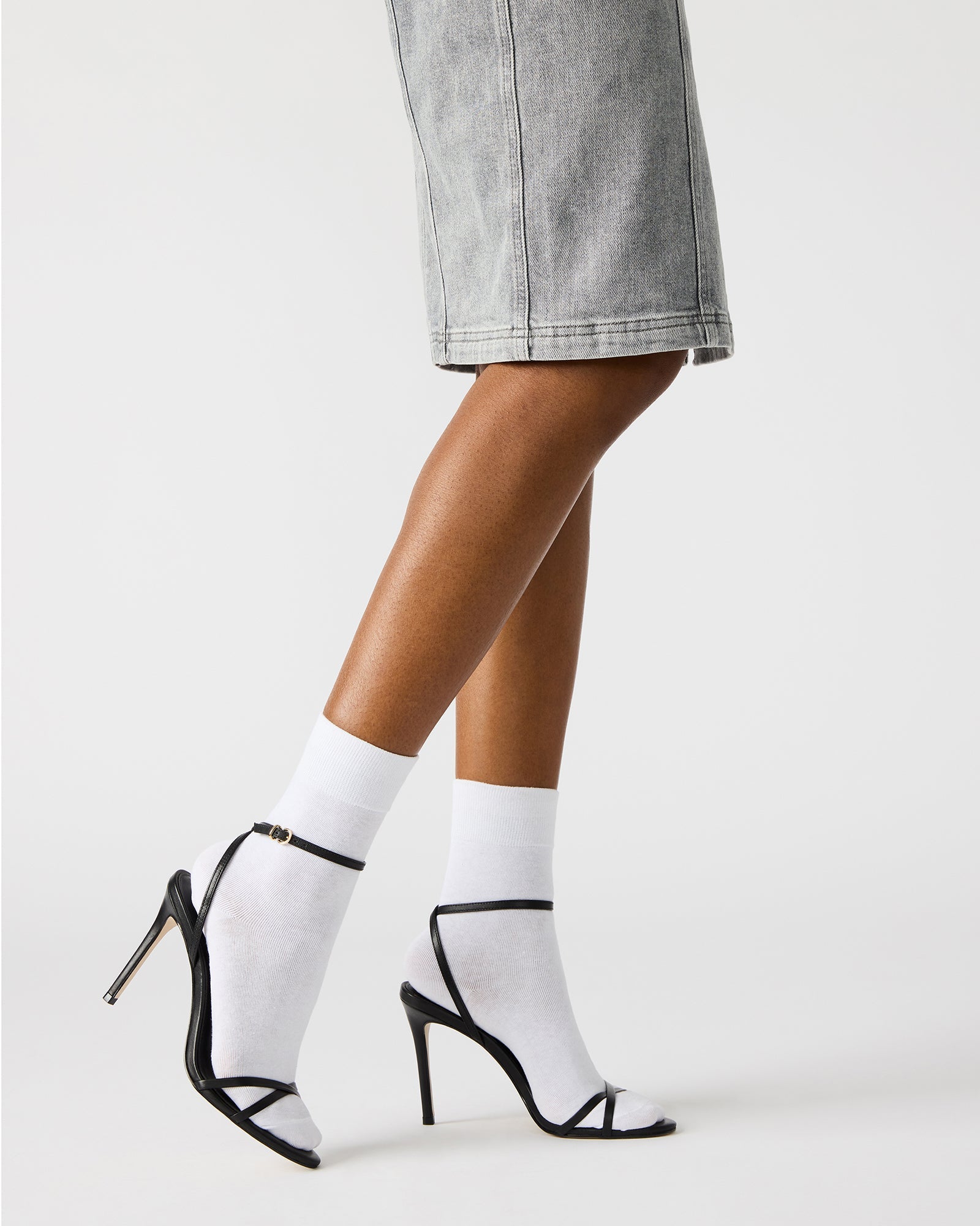 STEVE MADDEN Jypsey Black Leather