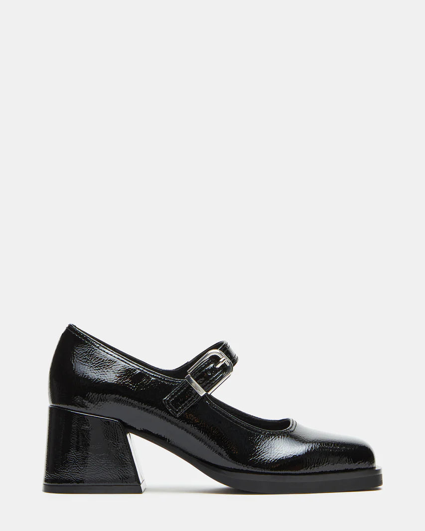Steve Madden Lisbon Black Patent  -  BLACK PATENT