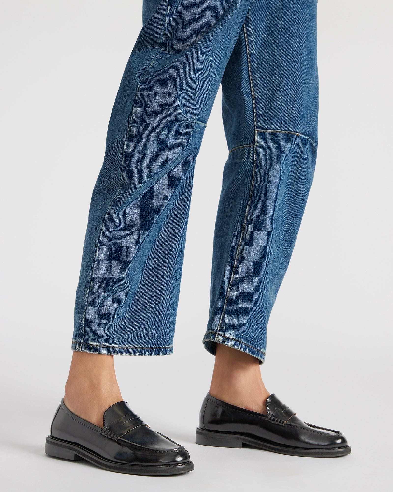 Steve Madden Madison Black Leather