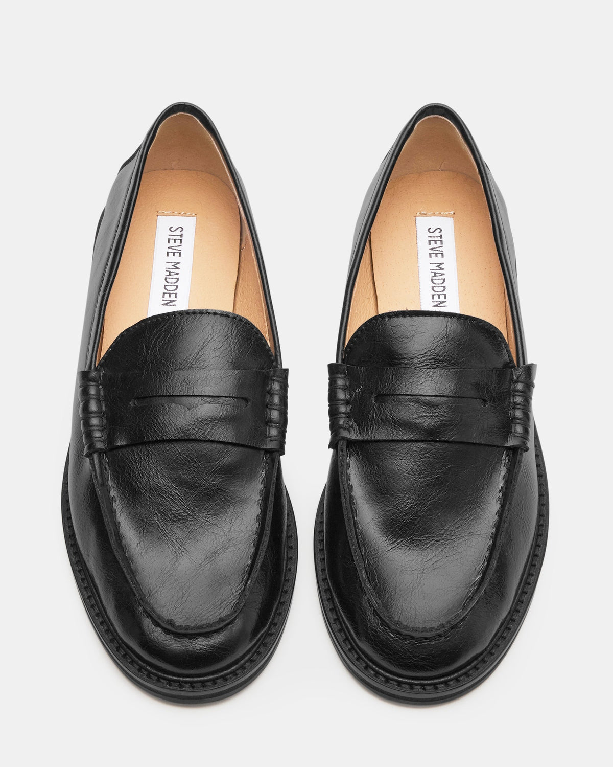 Steve Madden Madison - Black Leather