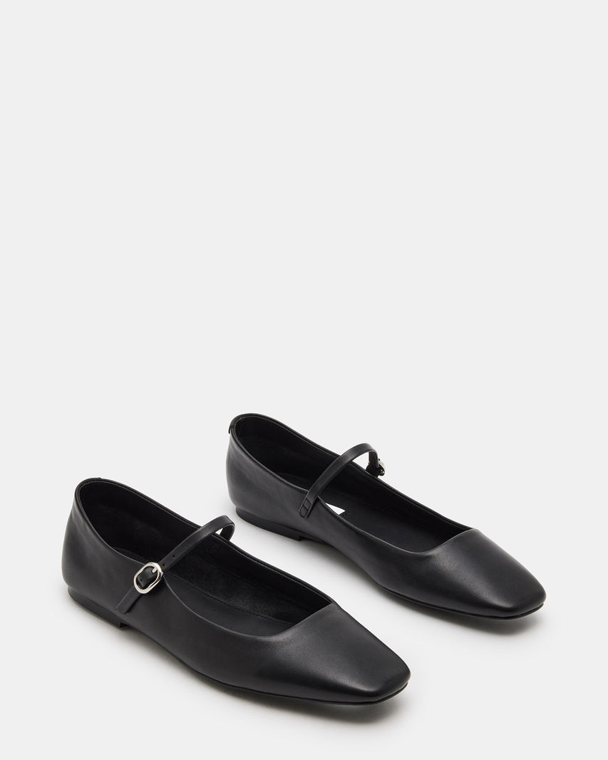 Steve Madden Maple - Black Leather