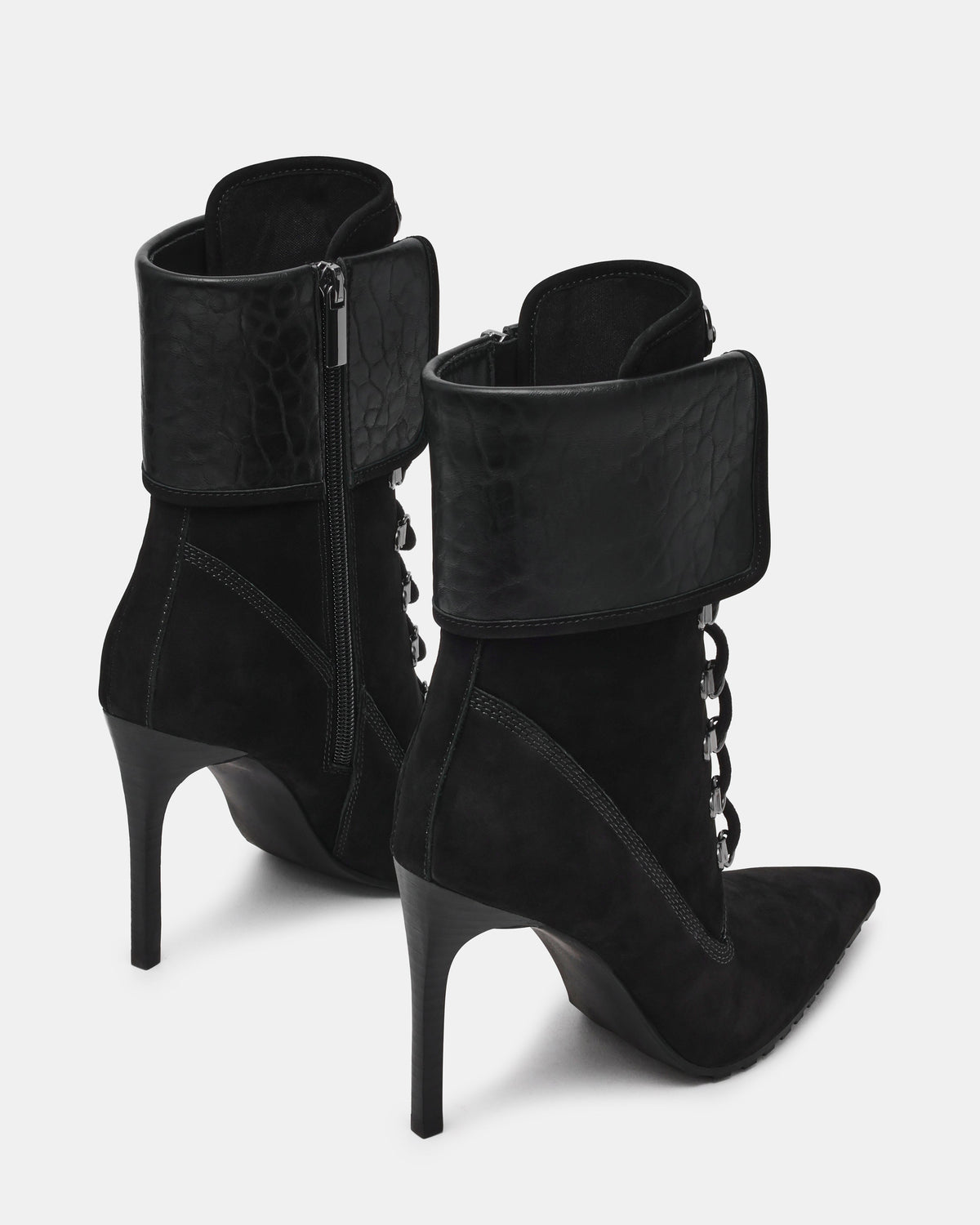 Steve Madden Morals Black Nubuck