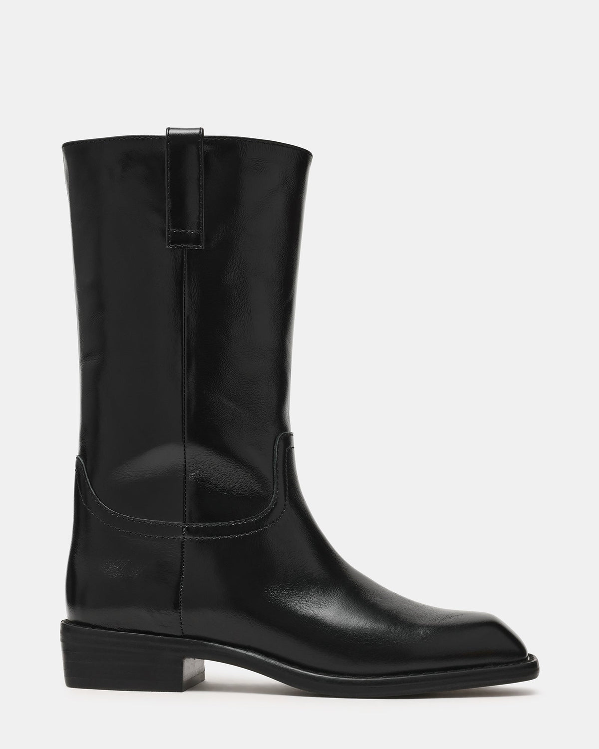 Steve Madden Primo Black Leather