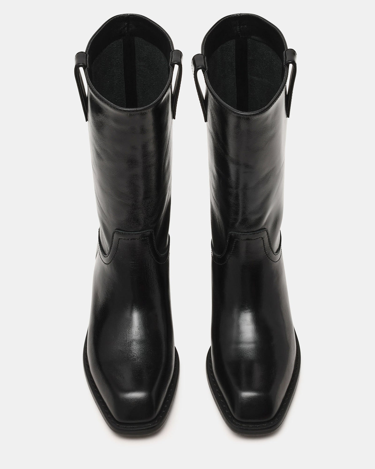 Steve Madden Primo Black Leather