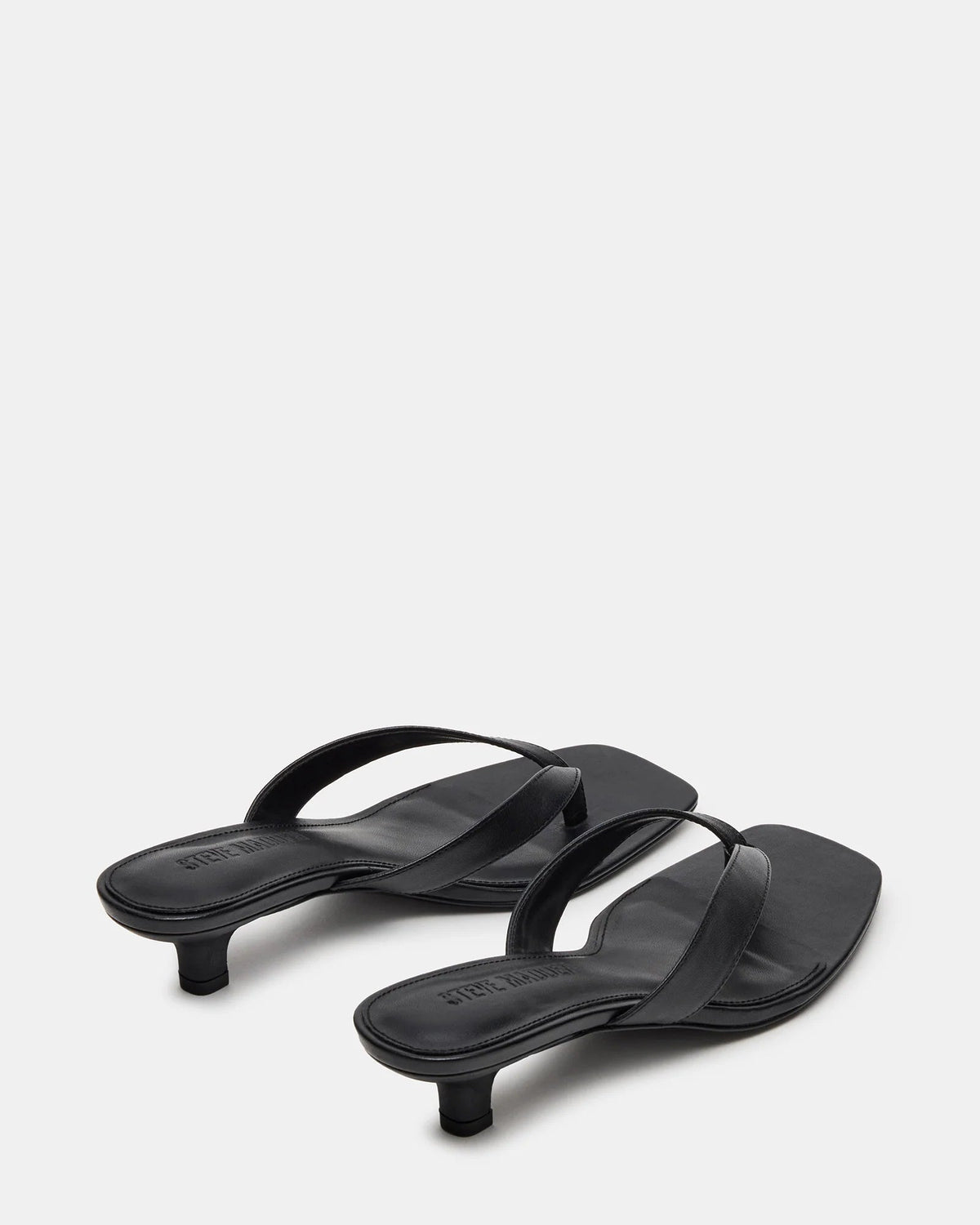 Steve Madden Tracie Black Leather- BLACK LEATHER