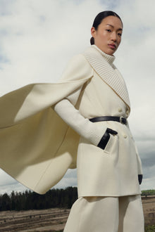 Mackage SUSIE Wool cape- Cream