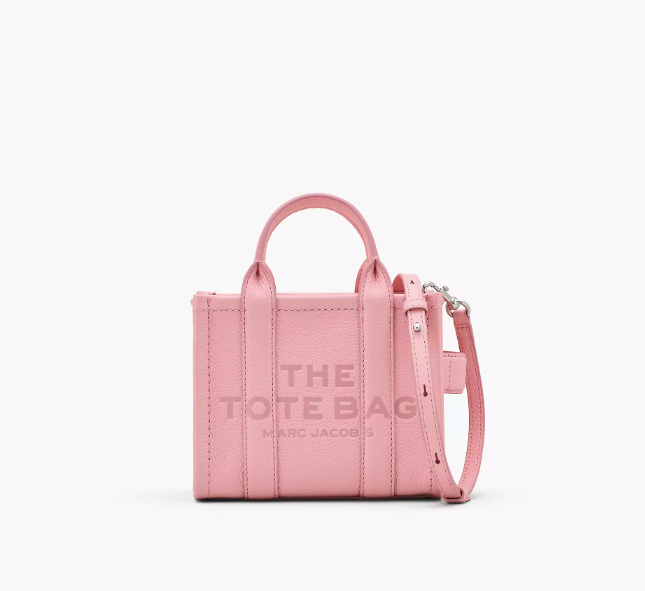 Marc Jacobs The Leather Crossbody Tote Bag - Ribbon Pink Marc Jacobs The Leather Crossbody Tote Bag - Ribbon Pink