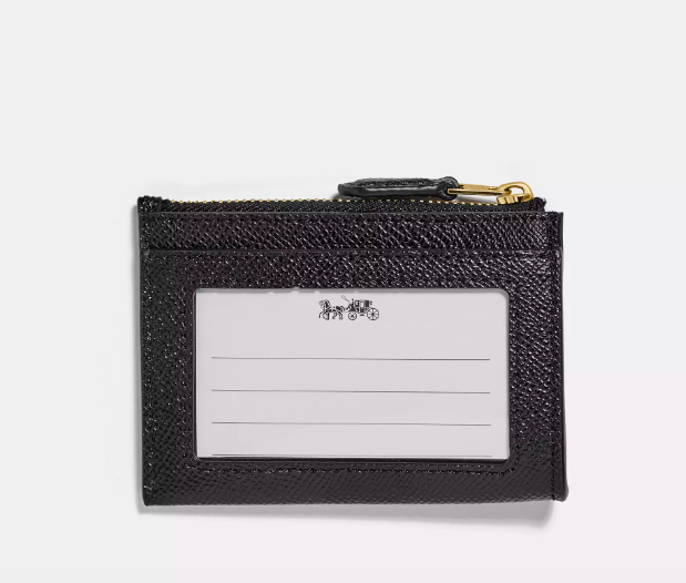 Coach Mini Skinny Id Case - Gold/ Black