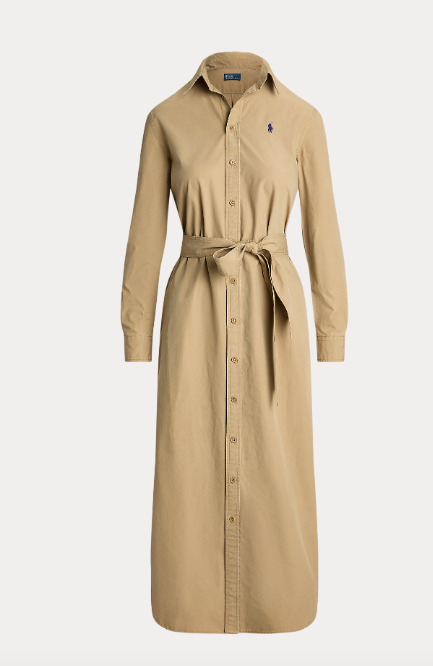 Ralph lauren cotton shirt dress best sale