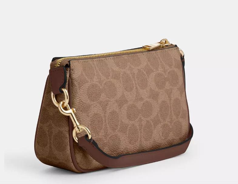 Coach Nolita 19 In Signature - Gold/Tan/Brown