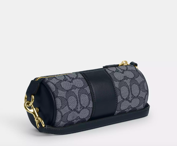 Coach Nolita Barrel Bag In Signature Jacquard