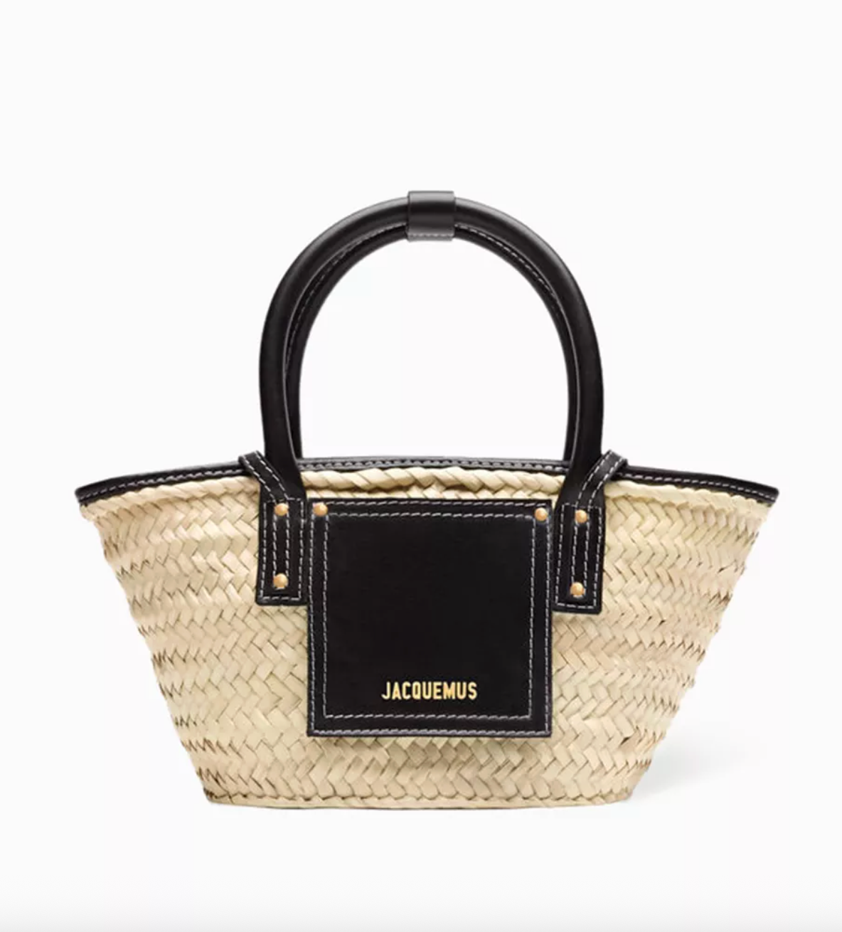 JACQUEMUS The Small Soli Basket - Black