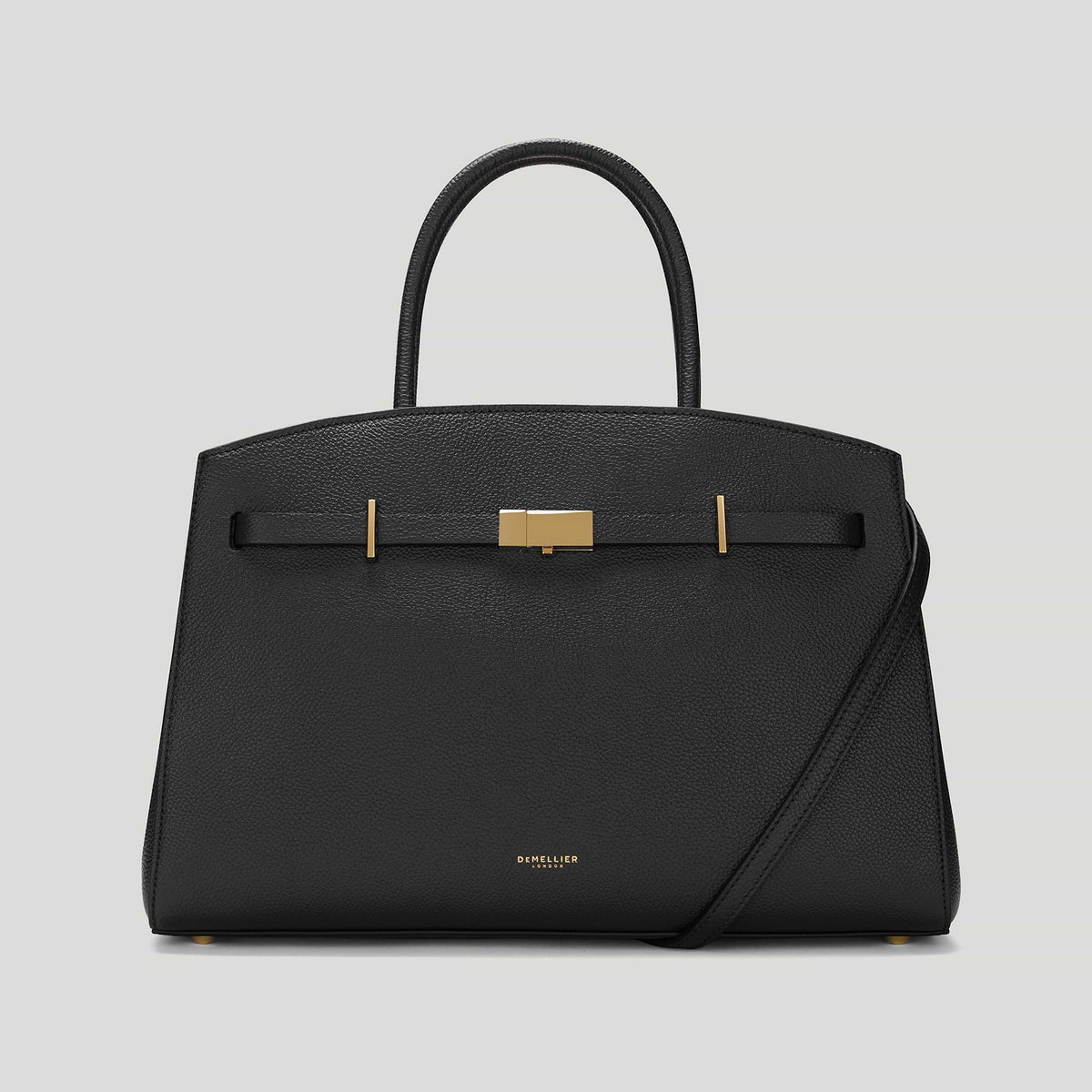 DeMellier The Midi Hudson-Black Small Grain