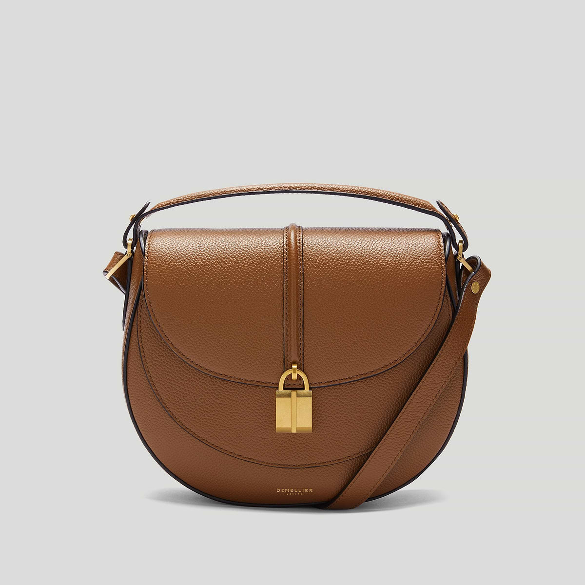 DeMellier The Siena Saddle Tan Small Grain