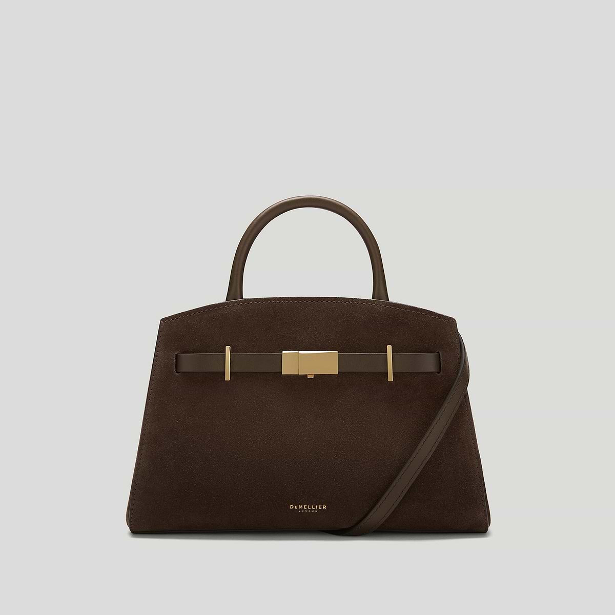 DeMellier The Small Hudson-  Mocha Suede & Mocha Smooth