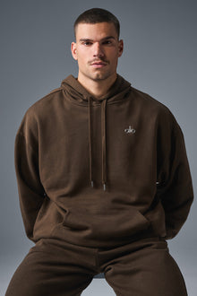 Alo Yoga Men's Accolade Hoodie  -   Espresso