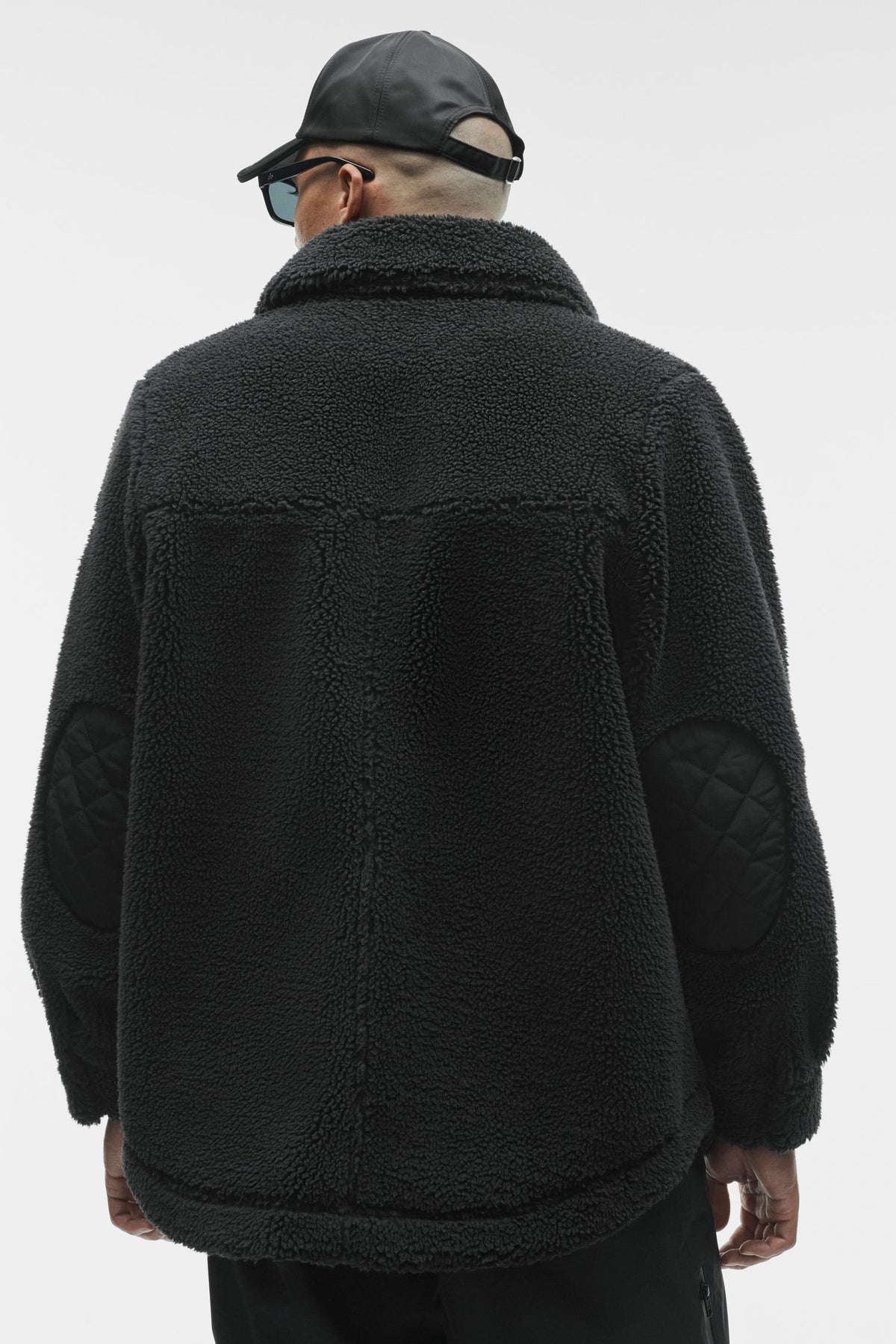 Alo Yoga Men's Sherpa Edge Shacket  -Black