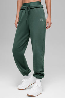 Alo Yoga Accolade Sweatpant-Clover Green