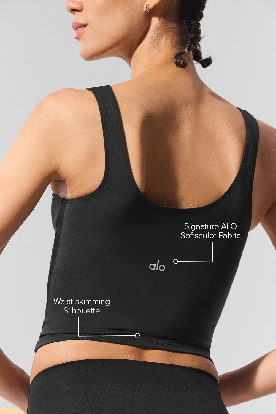 Alo Yoga ALO Softsculpt Tank-Black