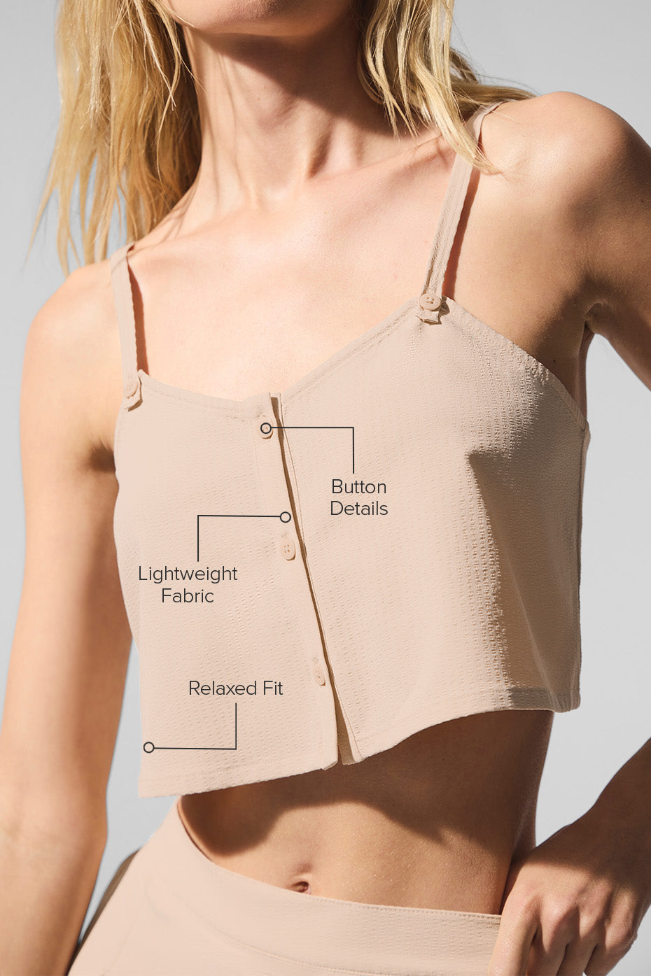 Alo Yoga Dreamscape Tank-Macadamia