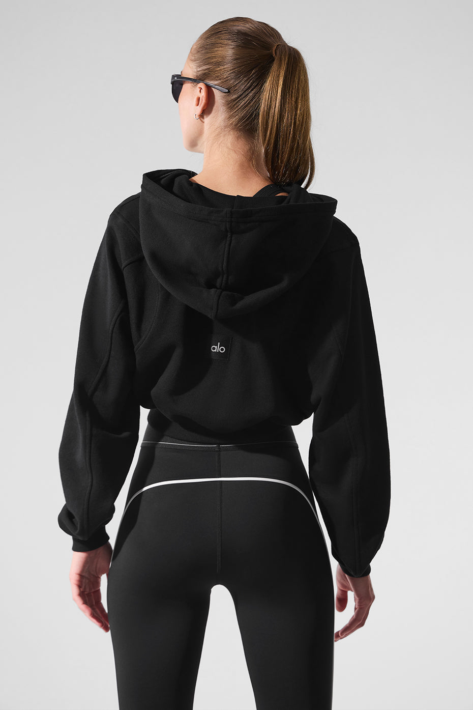 Alo Yoga Women's Sweet Escape Zip Up Hoodie - Black – Kanadadan Kapına