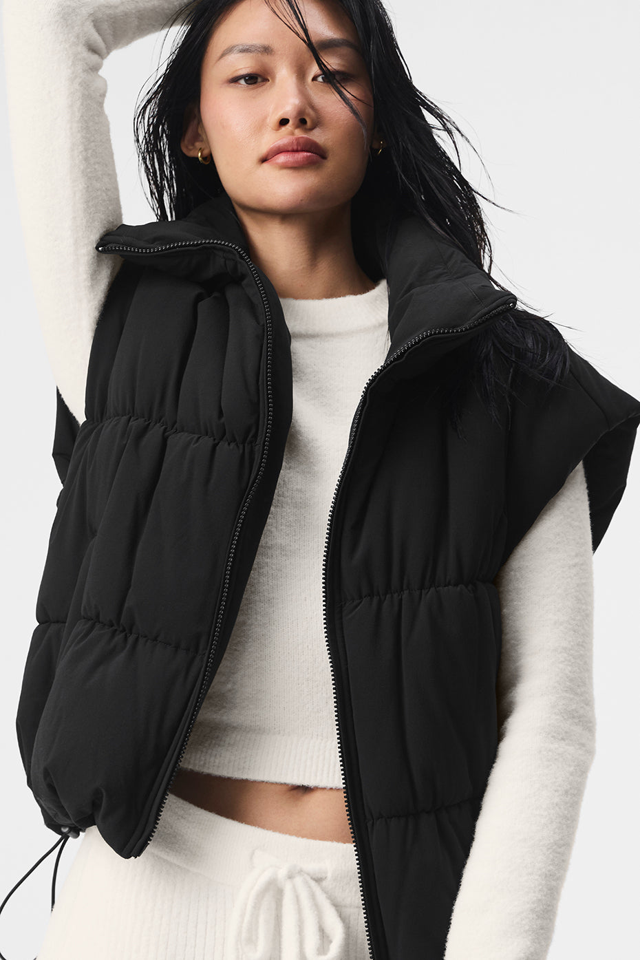 Alo Yoga Women Incline Puffer Vest - Black