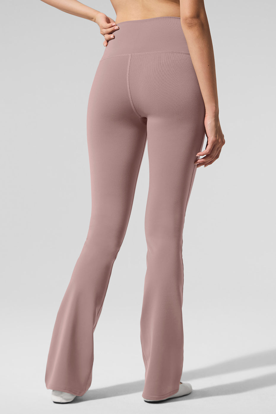 Alo Yoga Airbrush High-Waist Bootcut Legging-Taupe
