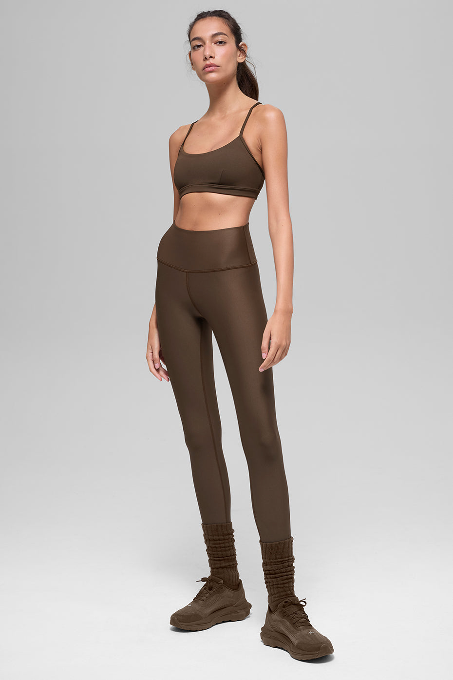 Alo Yoga　Airlift Winter Warm ハイウエスト レギンス Alo Yoga Airlift Winter Warm High-Waist Legging - Espresso