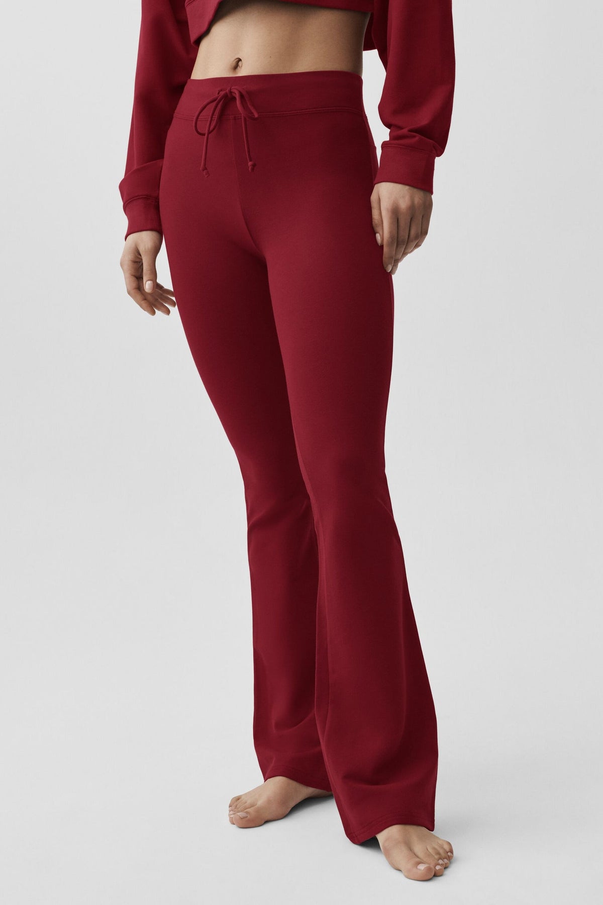 Alo Yoga Sway Bootcut Sweatpant  -Summer Romance Red