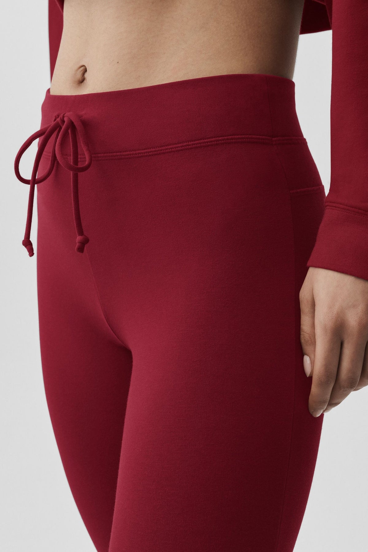 Alo Yoga Sway Bootcut Sweatpant  -Summer Romance Red
