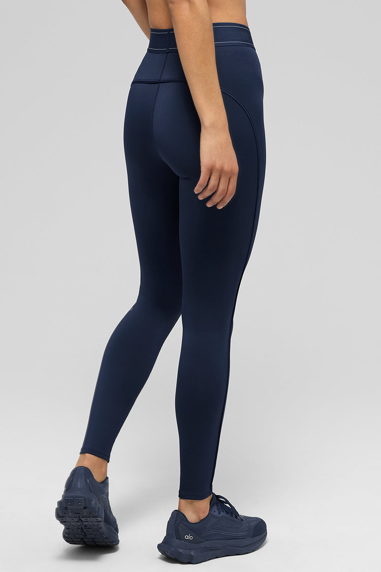 Alo Yoga Airlift High-Waist Suit Up Legging-Navy/Navy