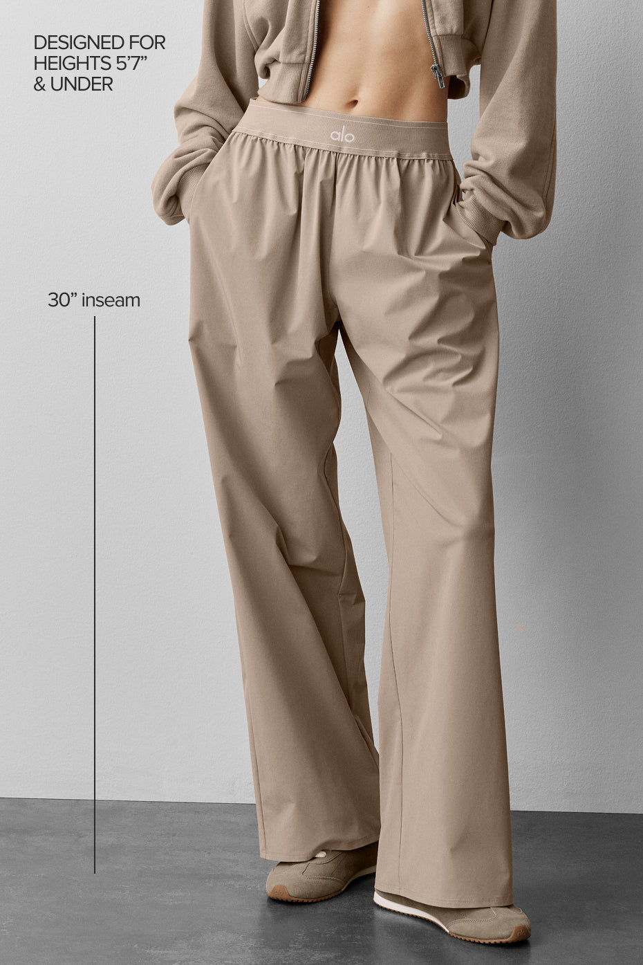 Alo Yoga Suit Up Trouser (Regular) - Gravel – Kanadadan Kapına